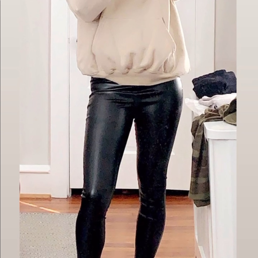 faux leather leggings
